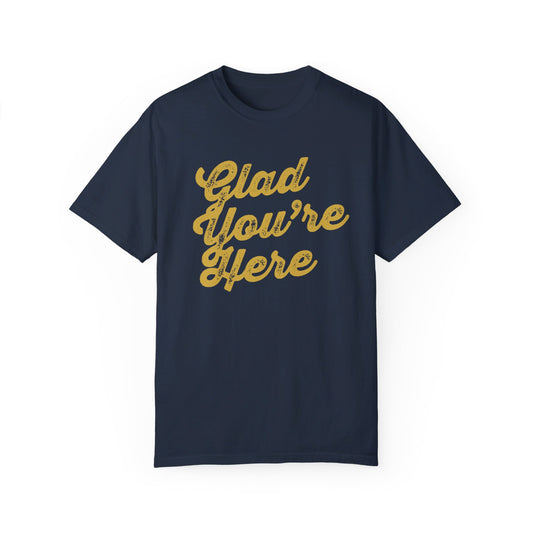 Glad You're Here - T-shirt (Navy)