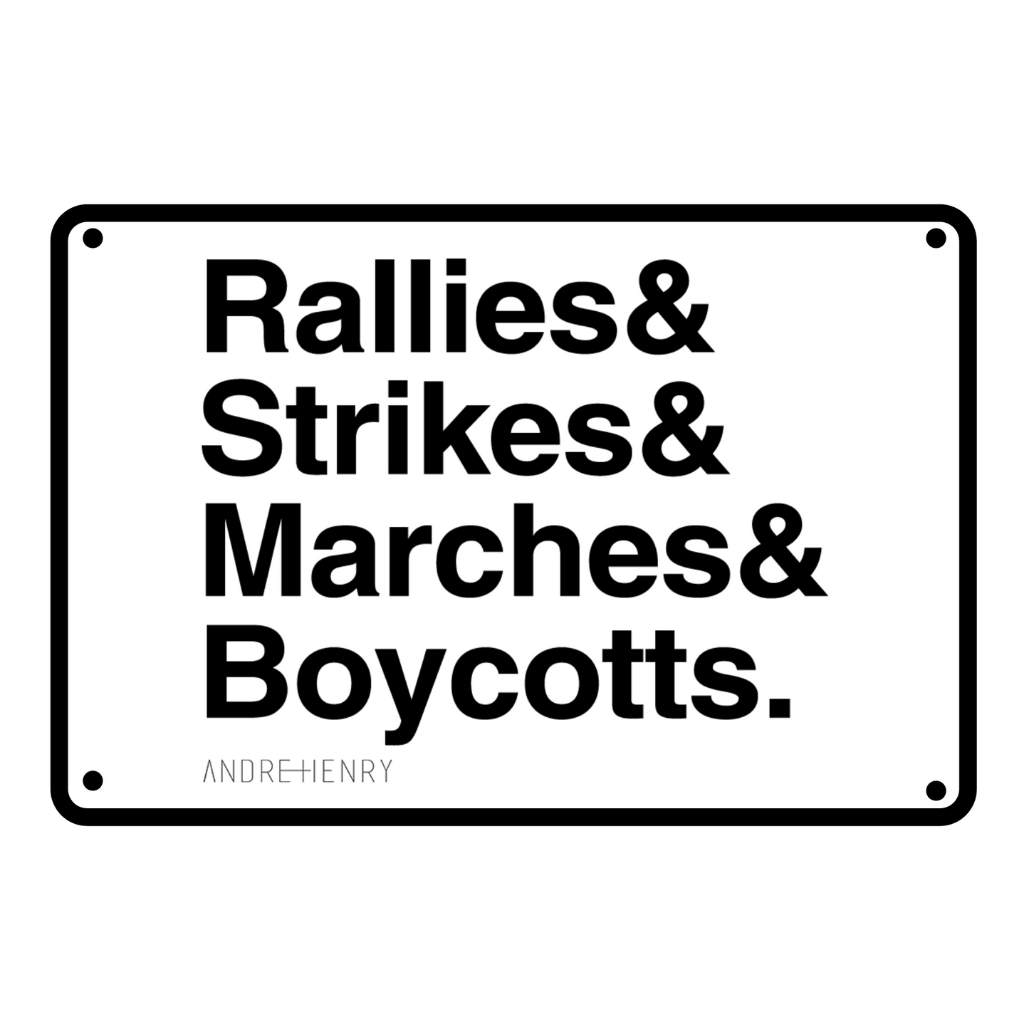Non Violent Actions Sign