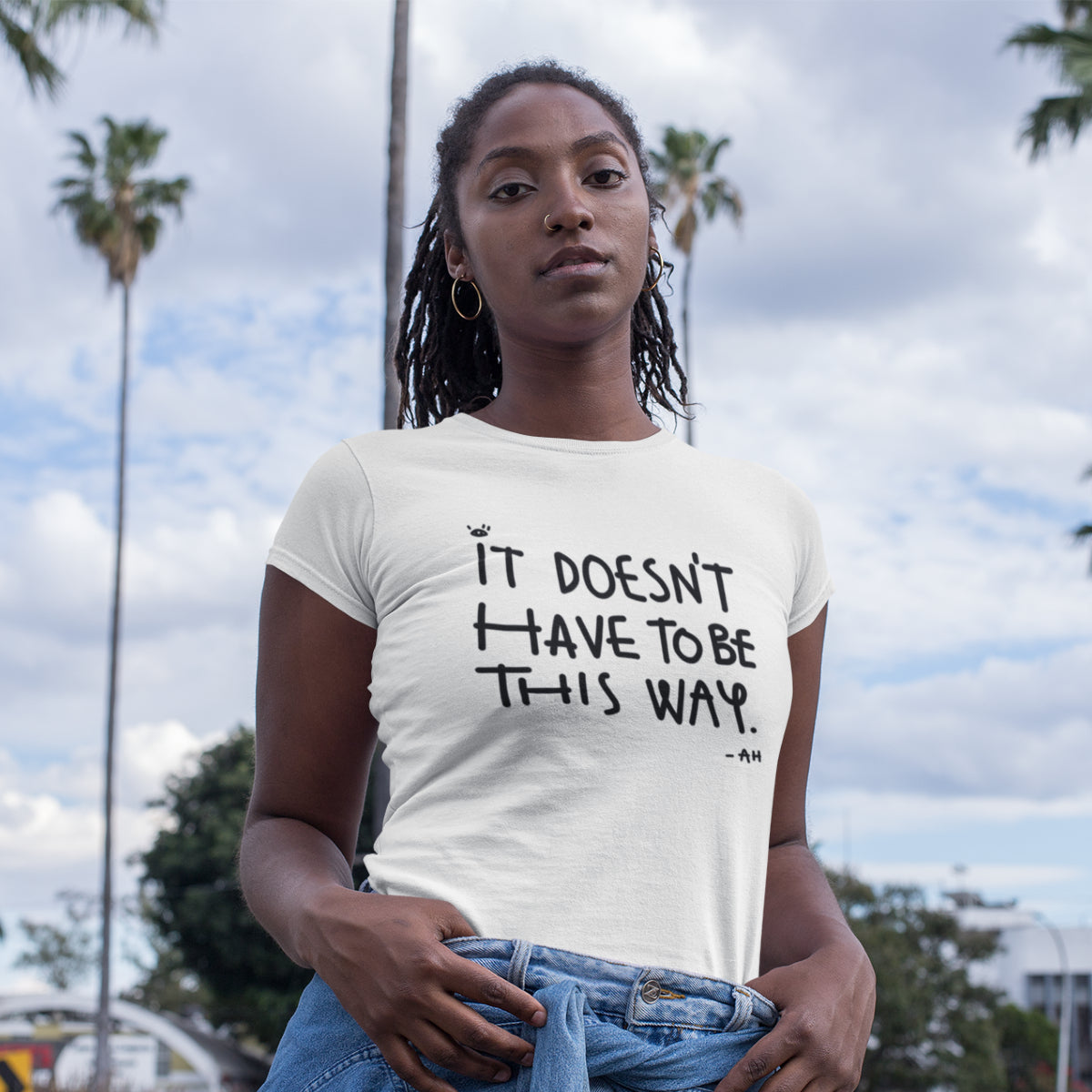 IDHTBTW Womens Tee (White)