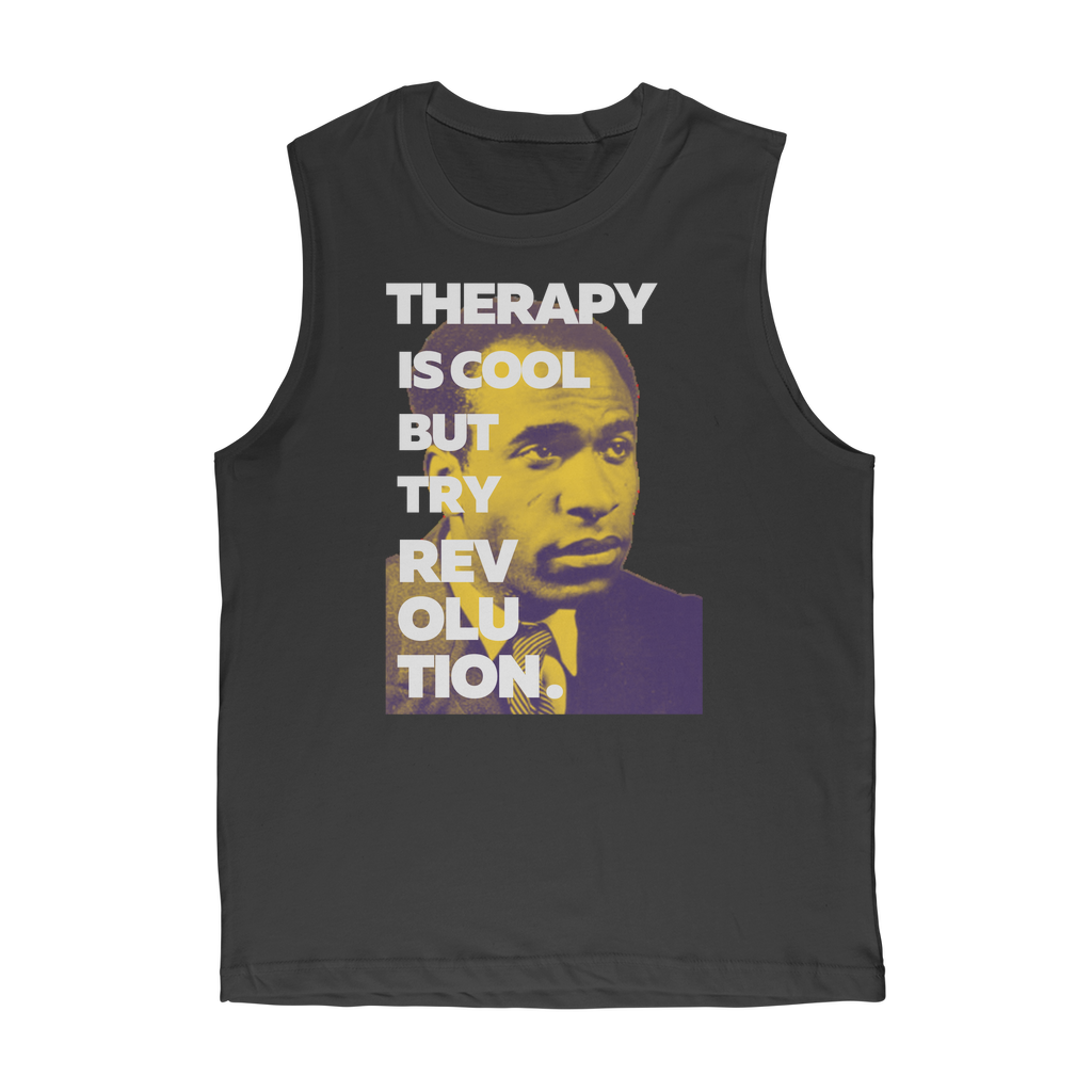 Fanon Says Therapy is Cool - All Over Tank Top