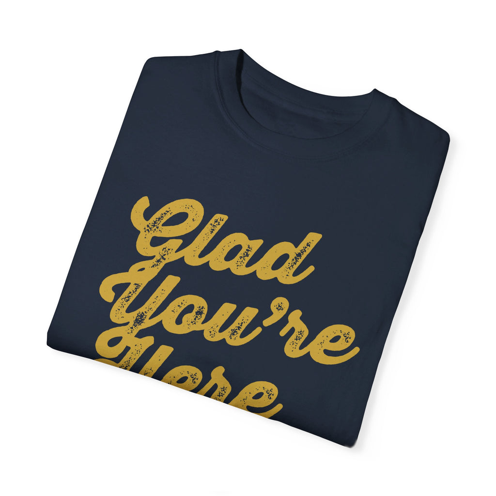 Glad You're Here - T-shirt (Navy)