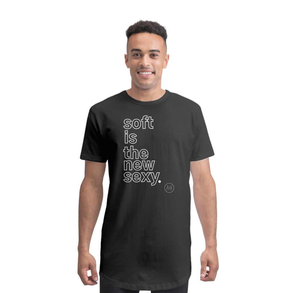 Soft Is The New Sexy - Premium Long Body T-Shirt