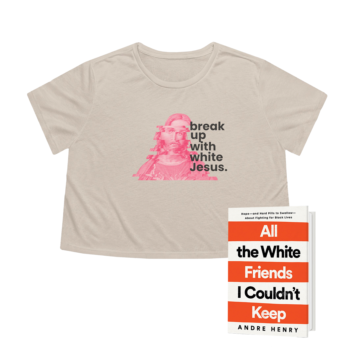 Break Up Crop Tee + Book