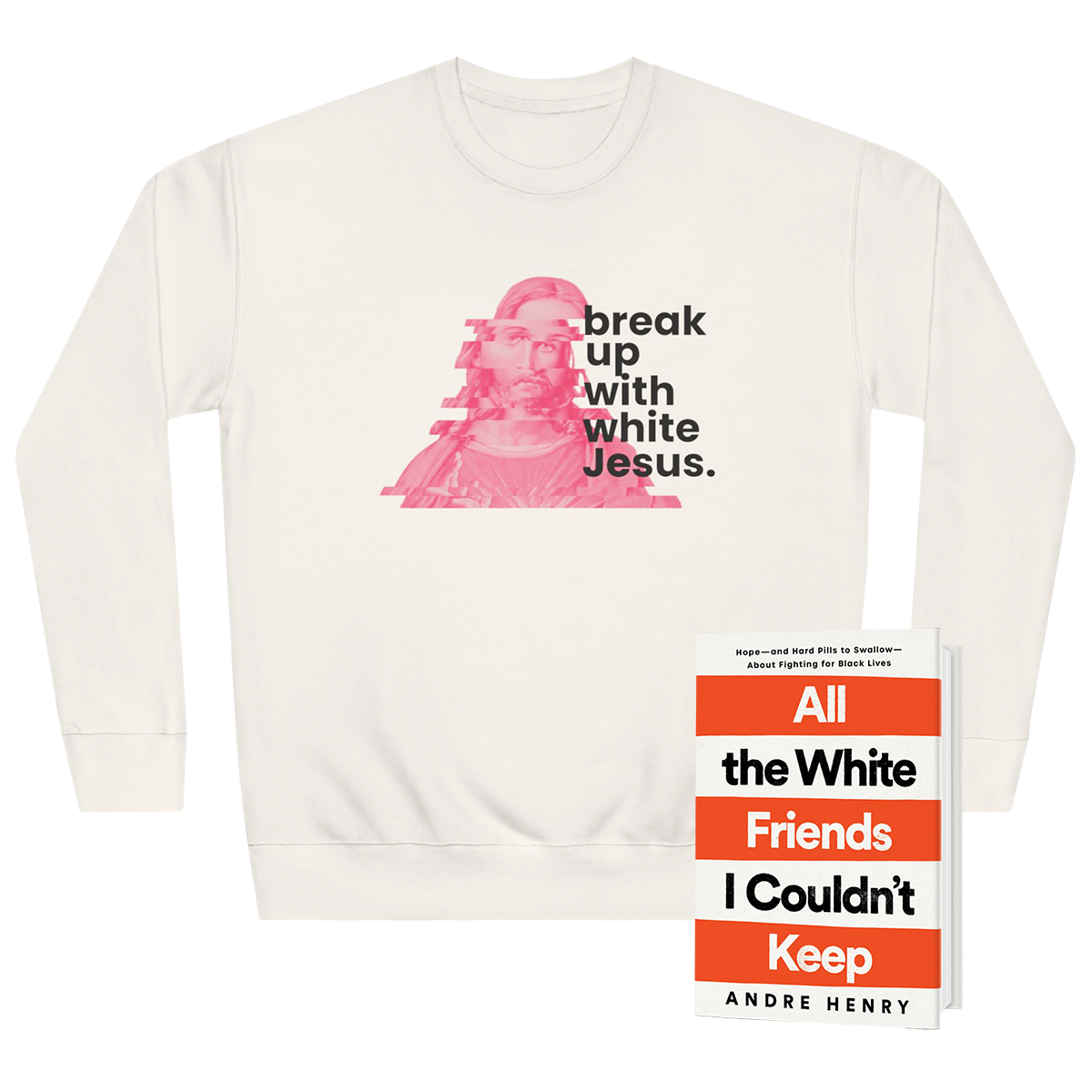 Break Up Crew Neck Sweatshirt + Book Bundle