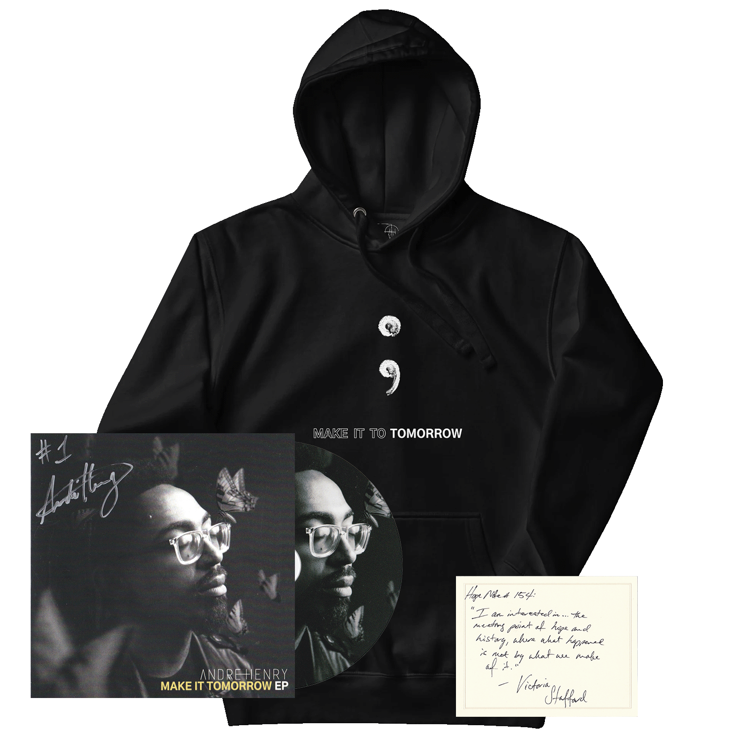 Make It To Tomorrow EP - Limited Edition Signed CD + Hoodie Bundle