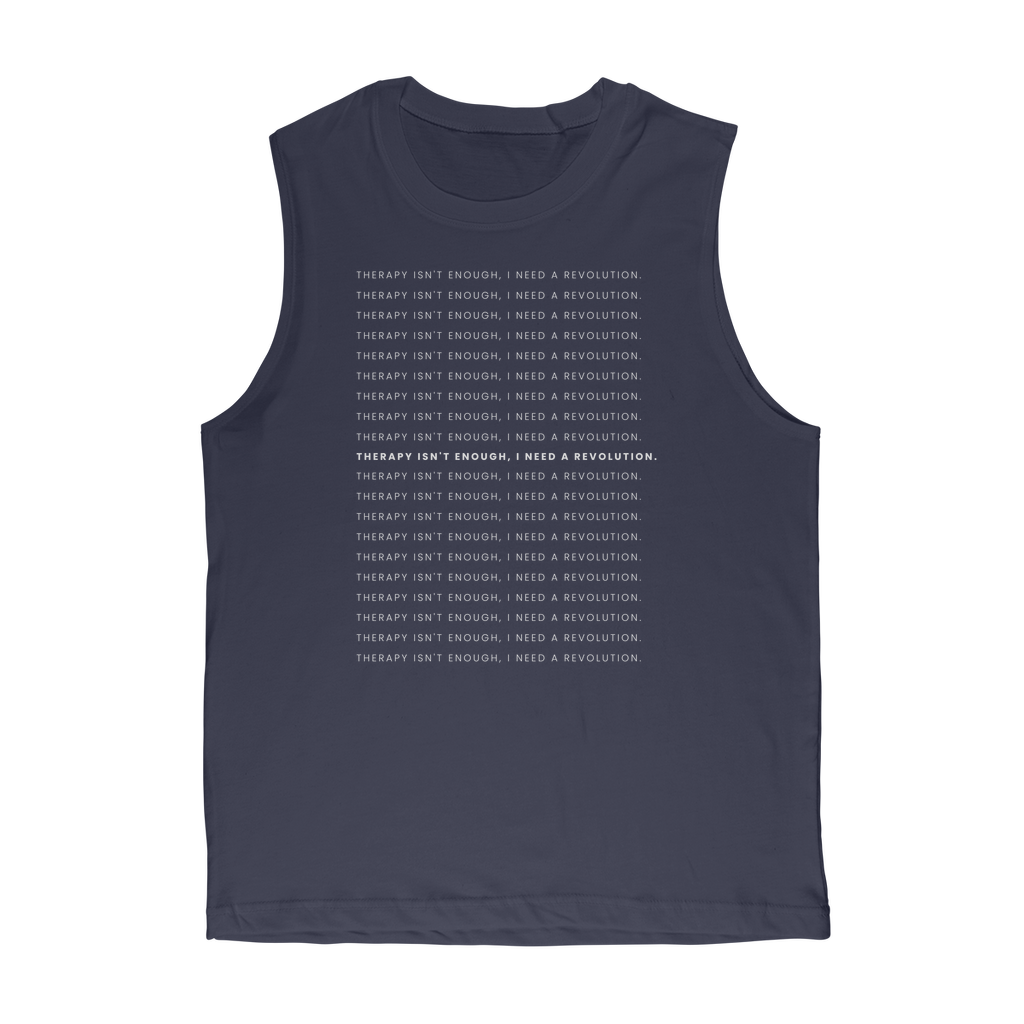 Therapy Is Cool Line Art Tank Top