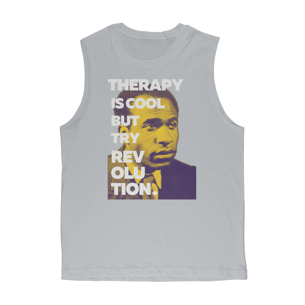 Fanon Says Therapy is Cool - All Over Tee