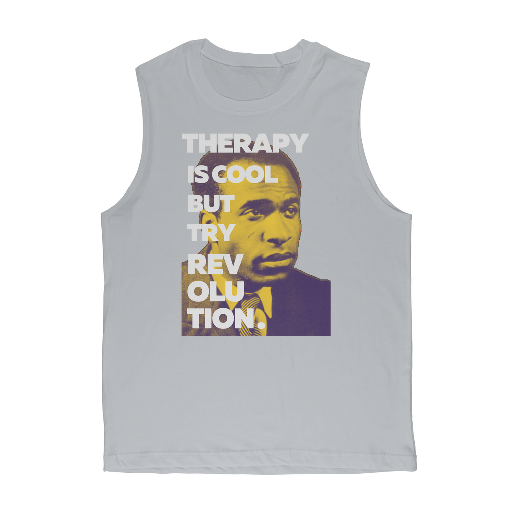 Fanon Says Therapy is Cool - All Over Tank Top