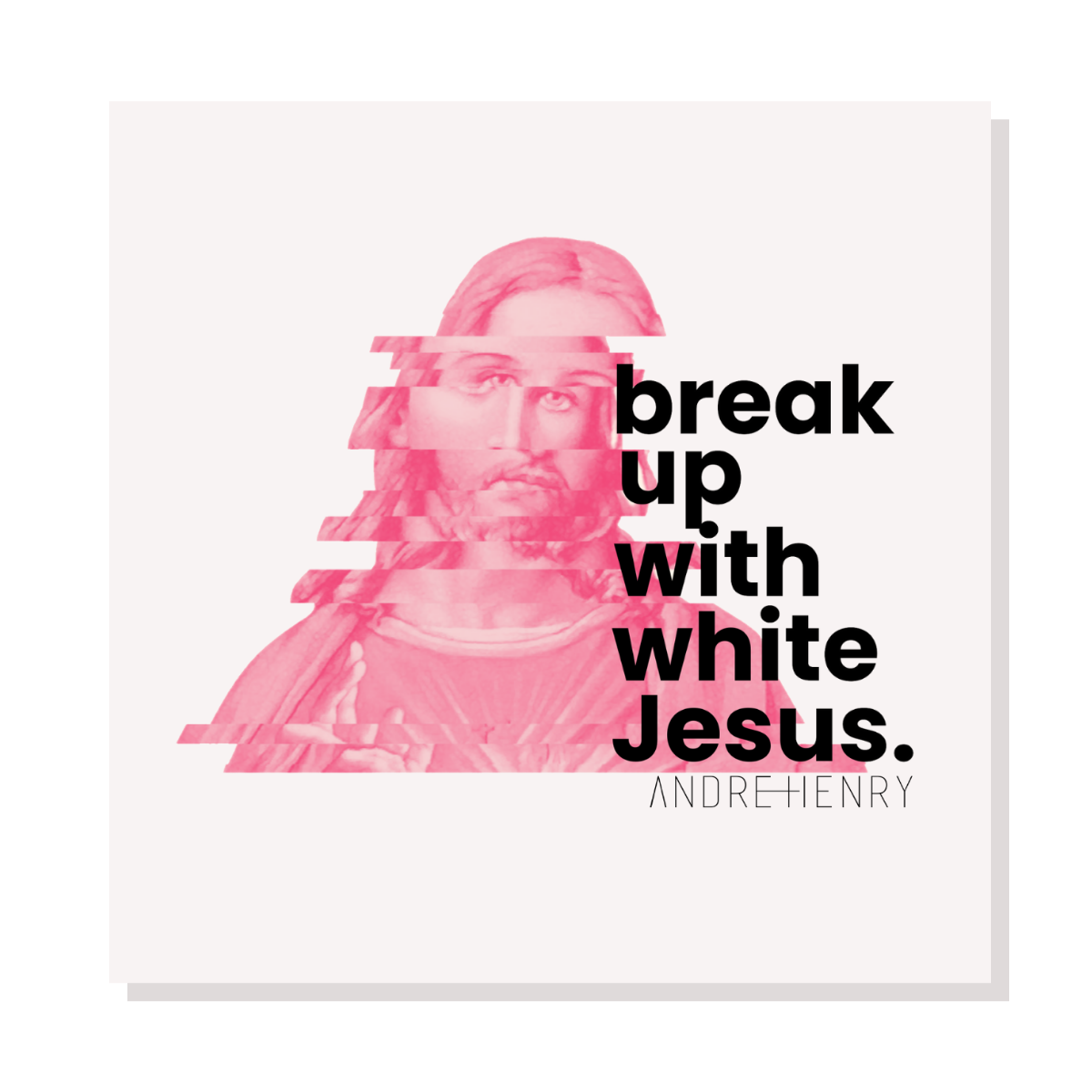 Break Up With White Jesus Magnet